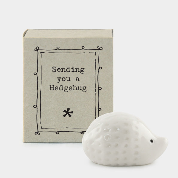 East of India Matchbox Gift - Hedgehog