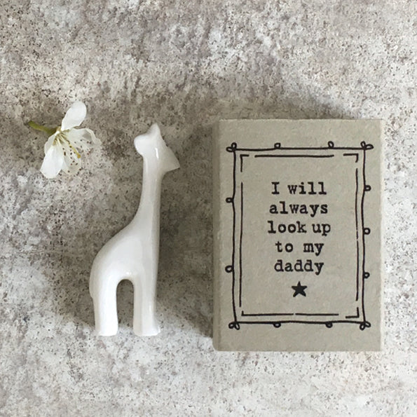 East of India Matchbox Gift - Daddy