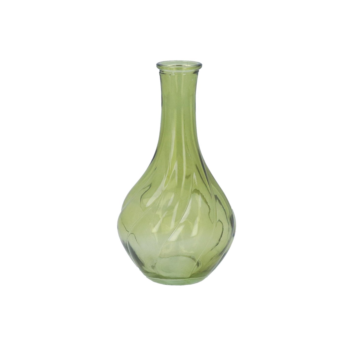 Glass Twist Bud Vase