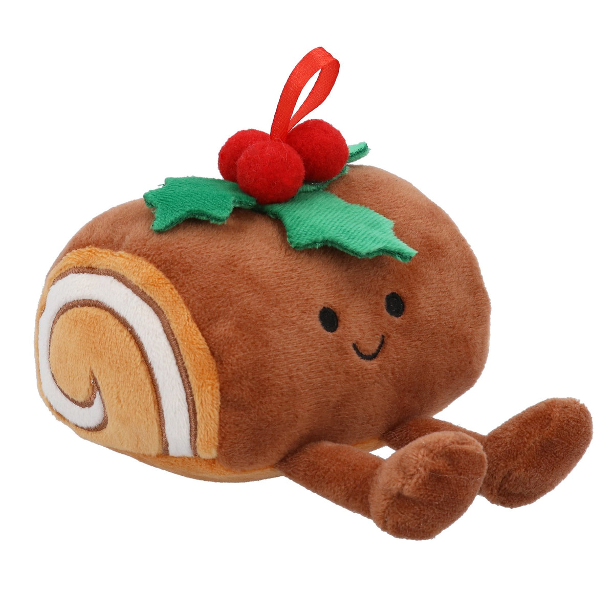 Happy Yule Log Soft Plush Toy