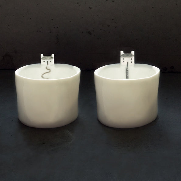 East of India Cliff House Candle Holder