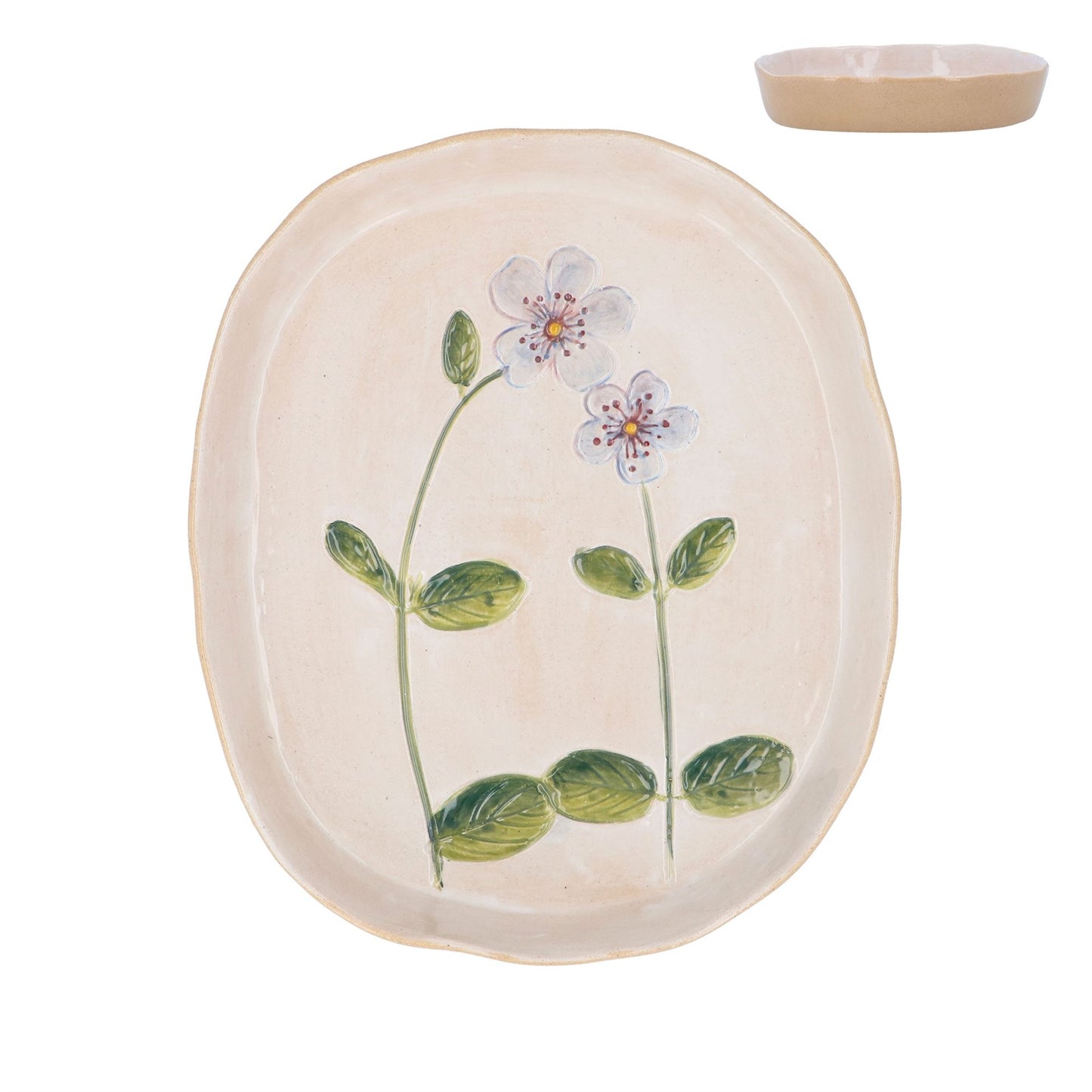 Meadow Flower Shallow Dish