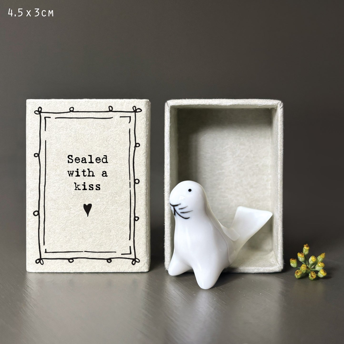 East of India Matchbox Gift - Seal