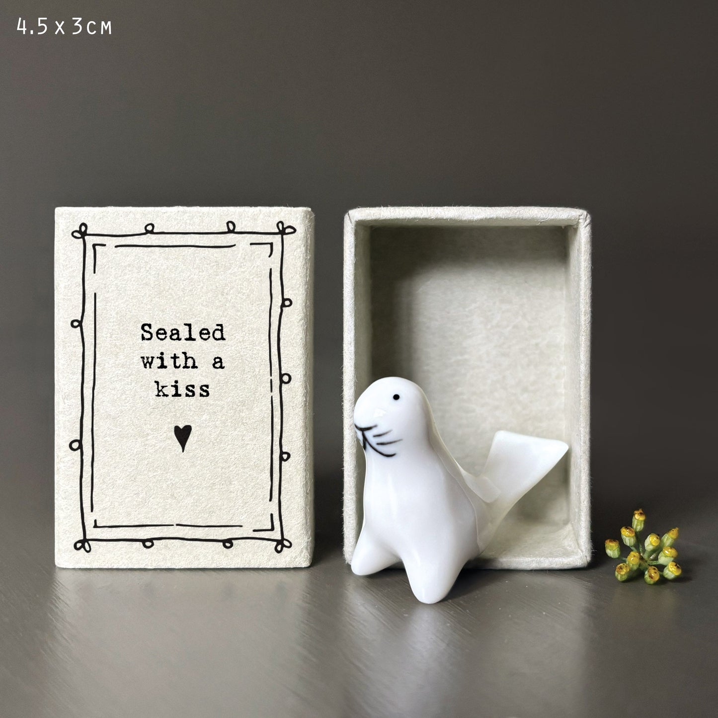 East of India Matchbox Gift - Seal