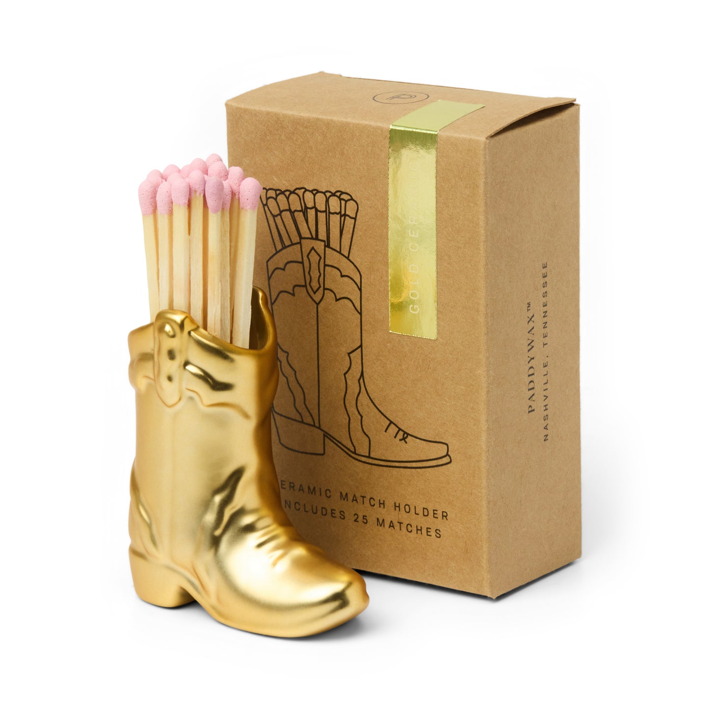 Nashville Cowboy Boot Gold