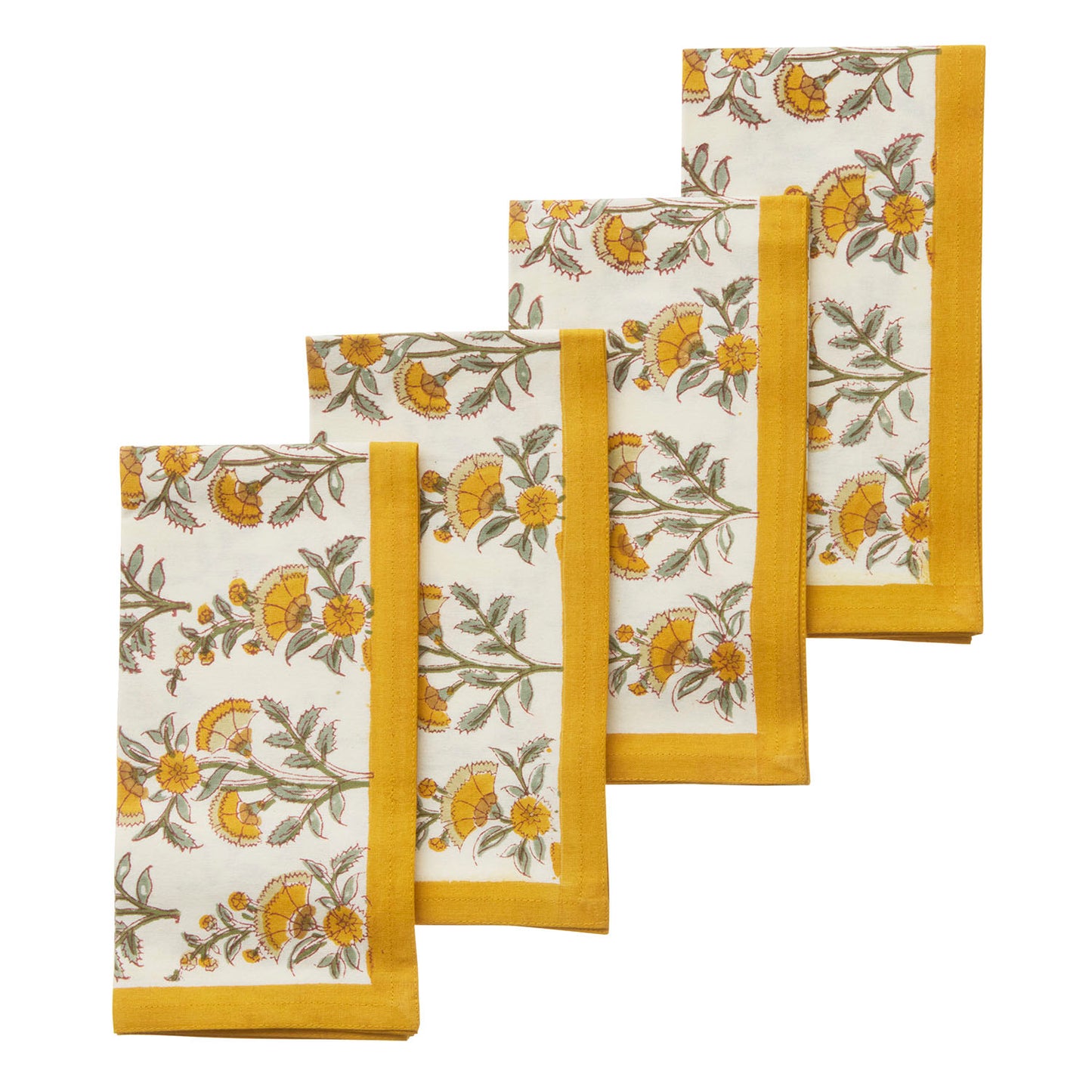 Bungalow “Calla Honey” Napkins (4 per pack)