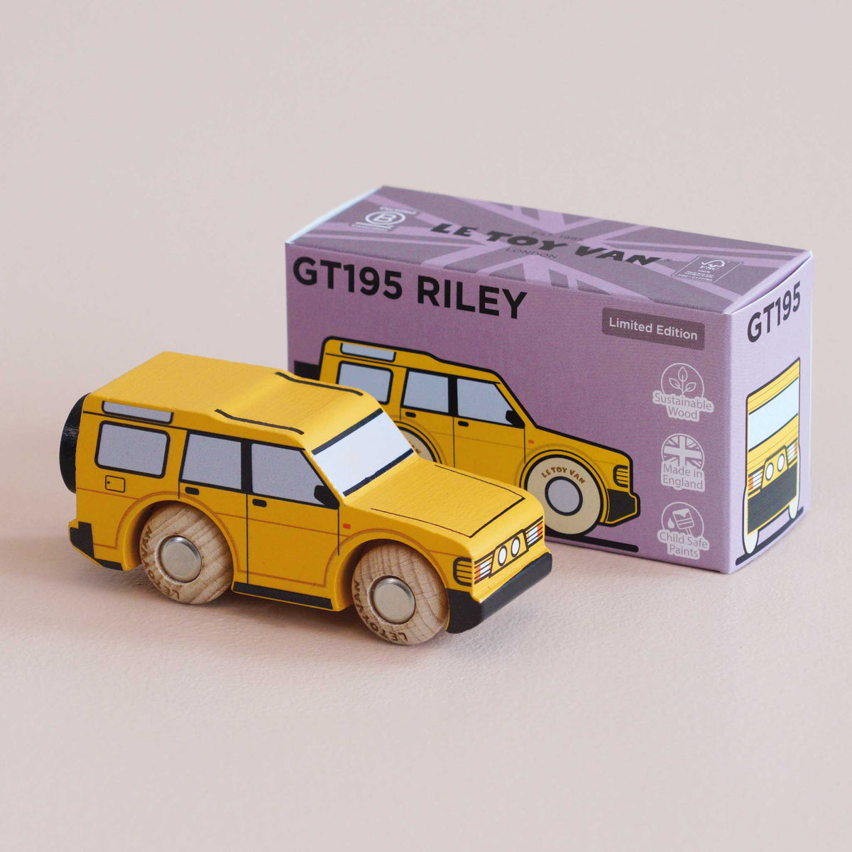 Le Toy Van Riley Wooden Toy Car – No. 35 GT195