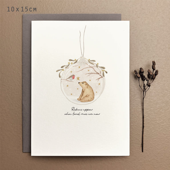 Robins Appear Christmas Card