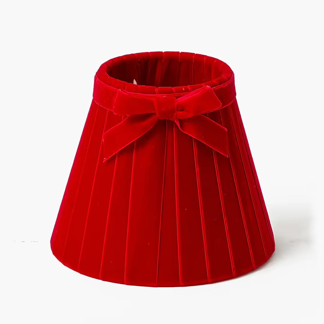Red Velvet Lampshades