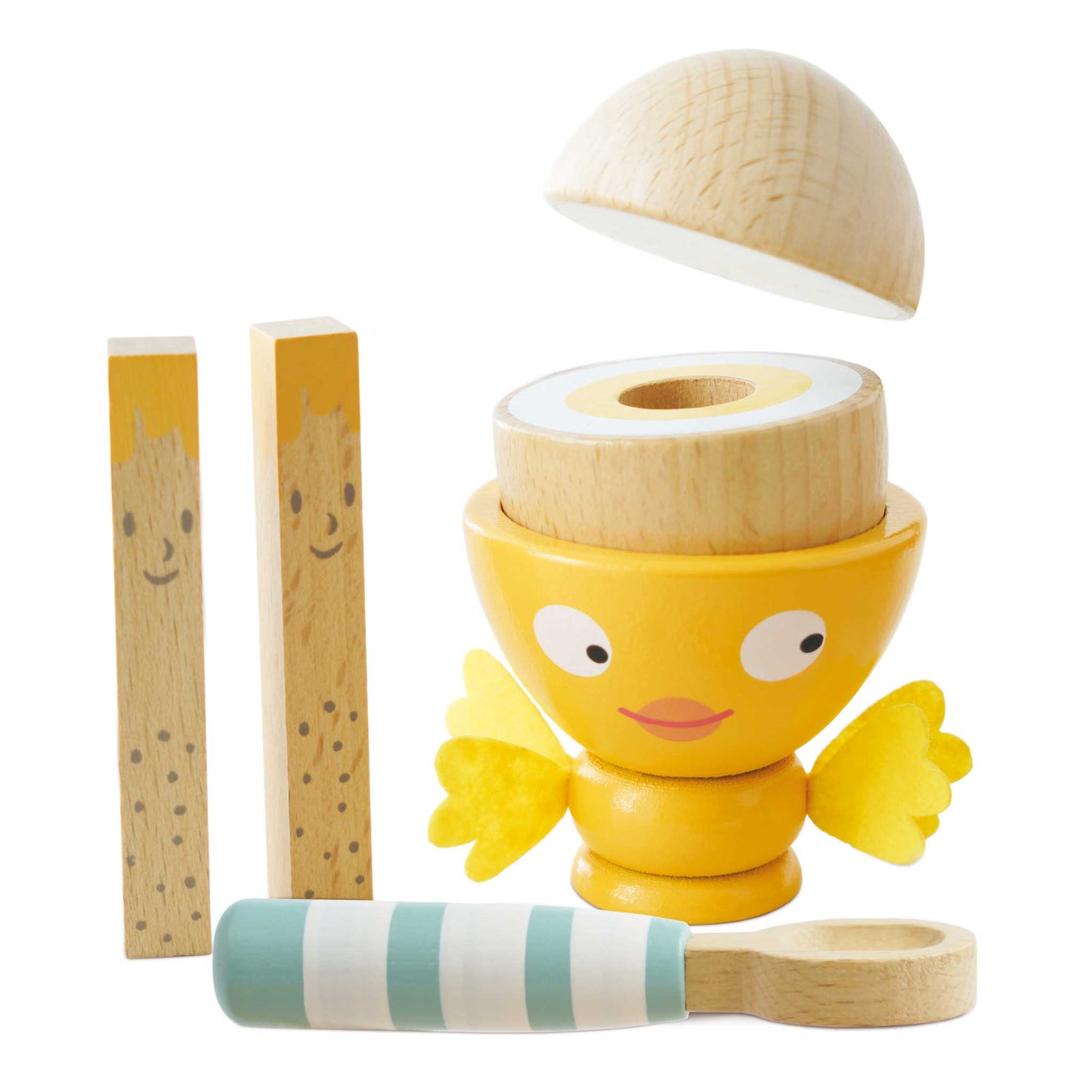 Le Toy Van - Wooden Egg Cup and Soldiers