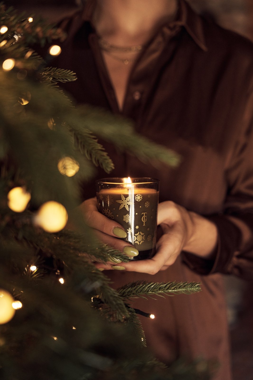 Christmas Candles and Candle Holders