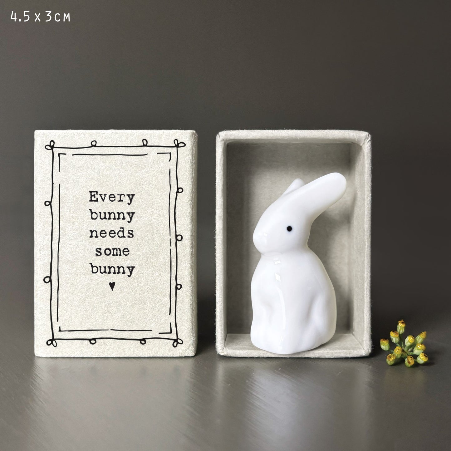 East of India Matchbox Gift - Bunny