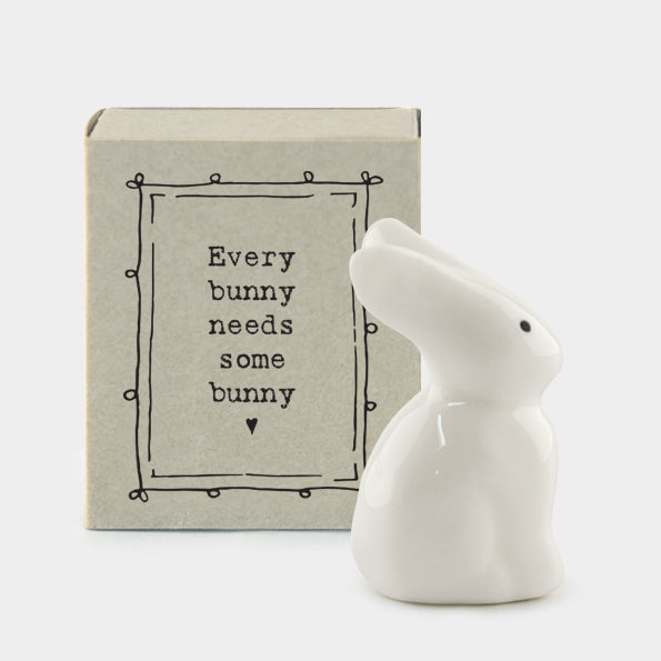 East of India Matchbox Gift - Bunny