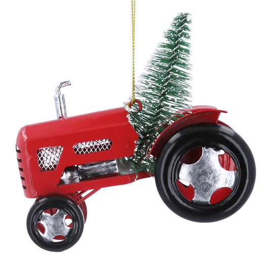 Gisela Graham Tractor with Tree Decoration