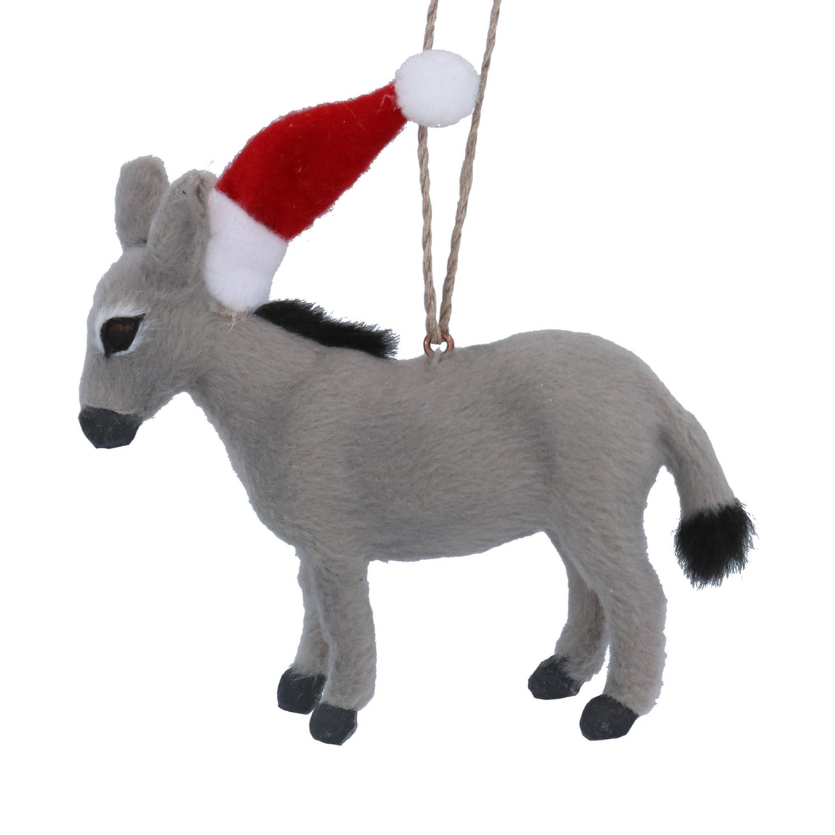 Gisela Graham Donkey Christmas Decoration