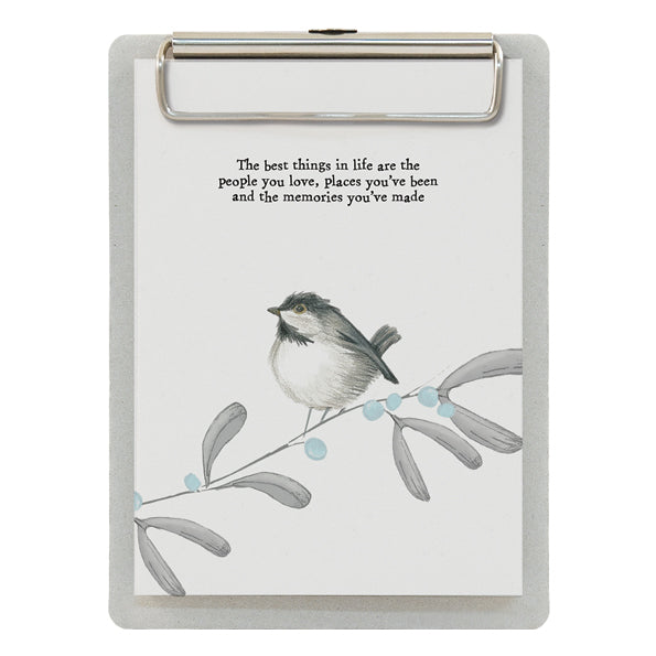 East of India Notepad on Clipboard
