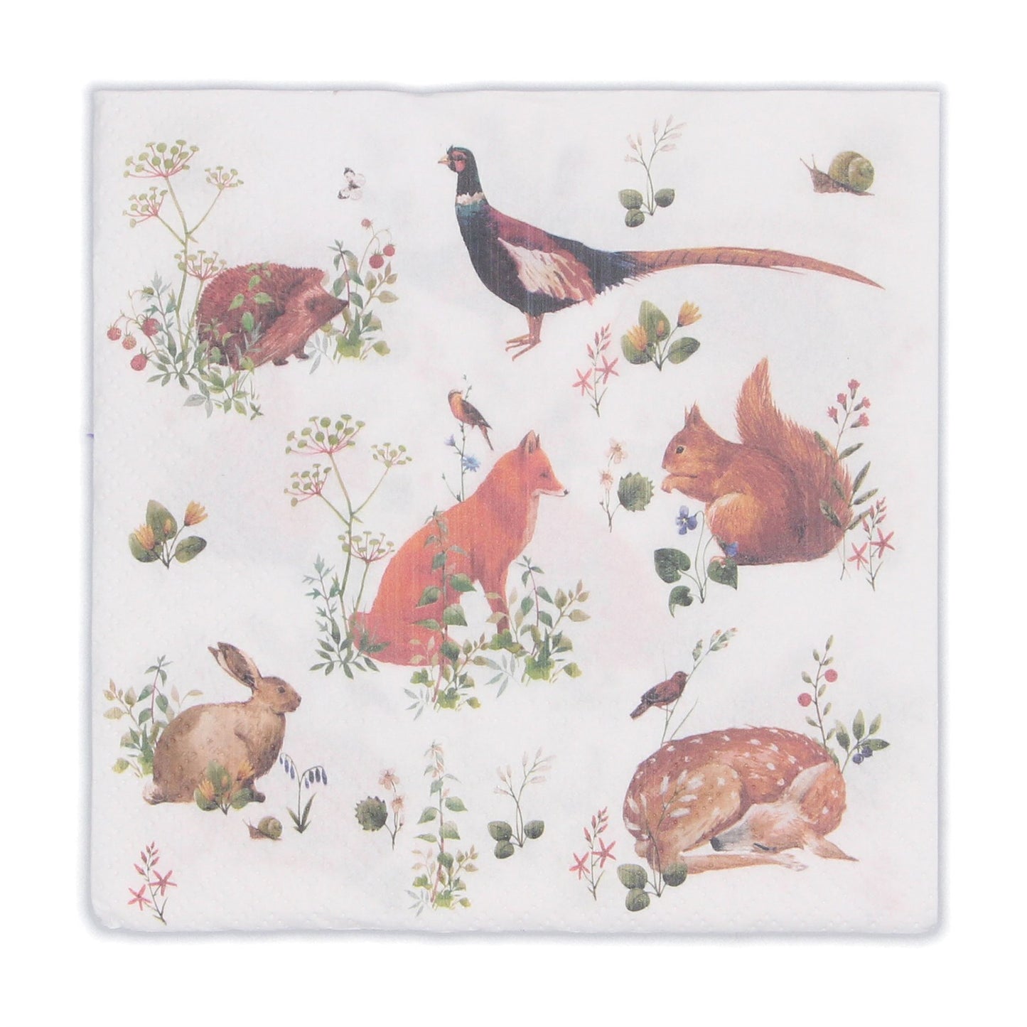 Woodland Animal 20 Paper Napkins