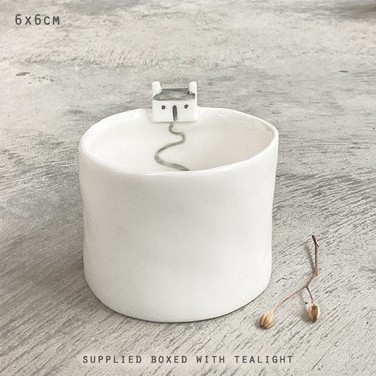 East of India Cliff House Candle Holder