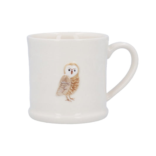 Barn Owl Stoneware Mini Mug