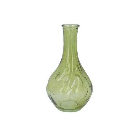 Glass Twist Bud Vase (Blue and Green)