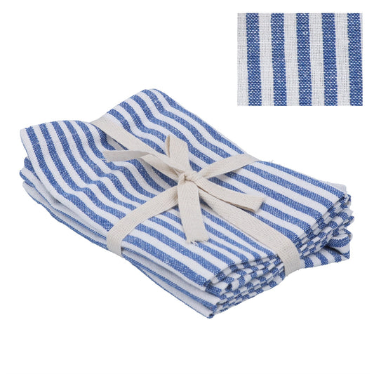 Blue Striped Napkins