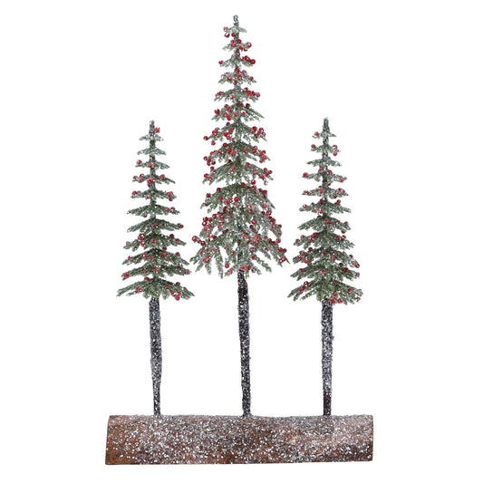 Gisela Graham Slim Triple Tree 31cm