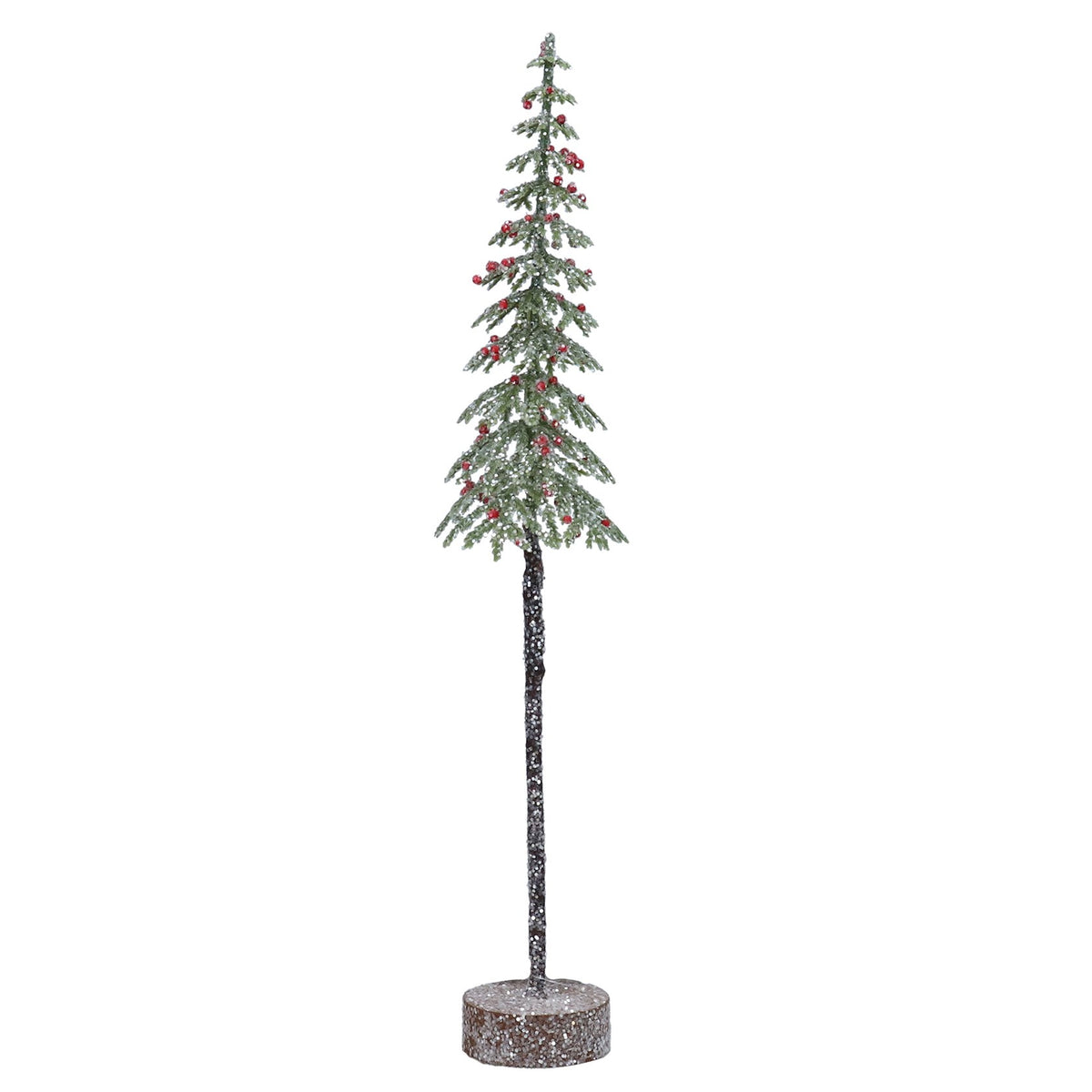 Gisela Graham Slim Tree with Frost and Berries