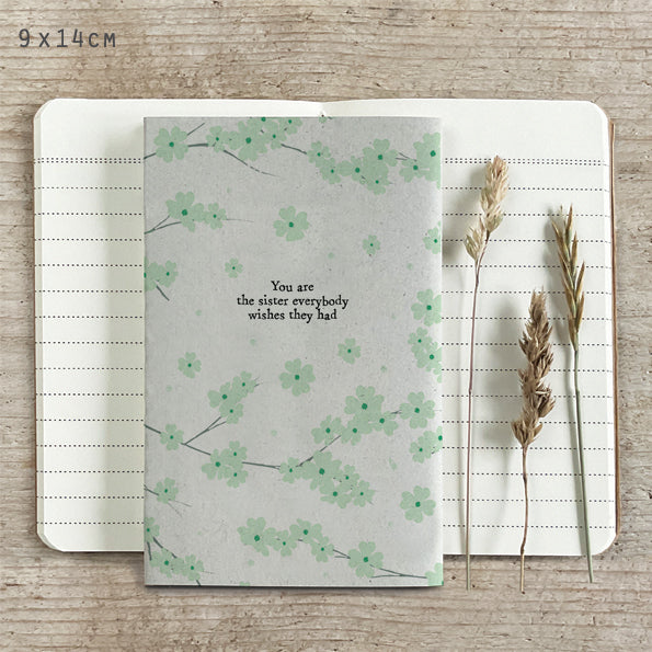 East of India Sister Notebook