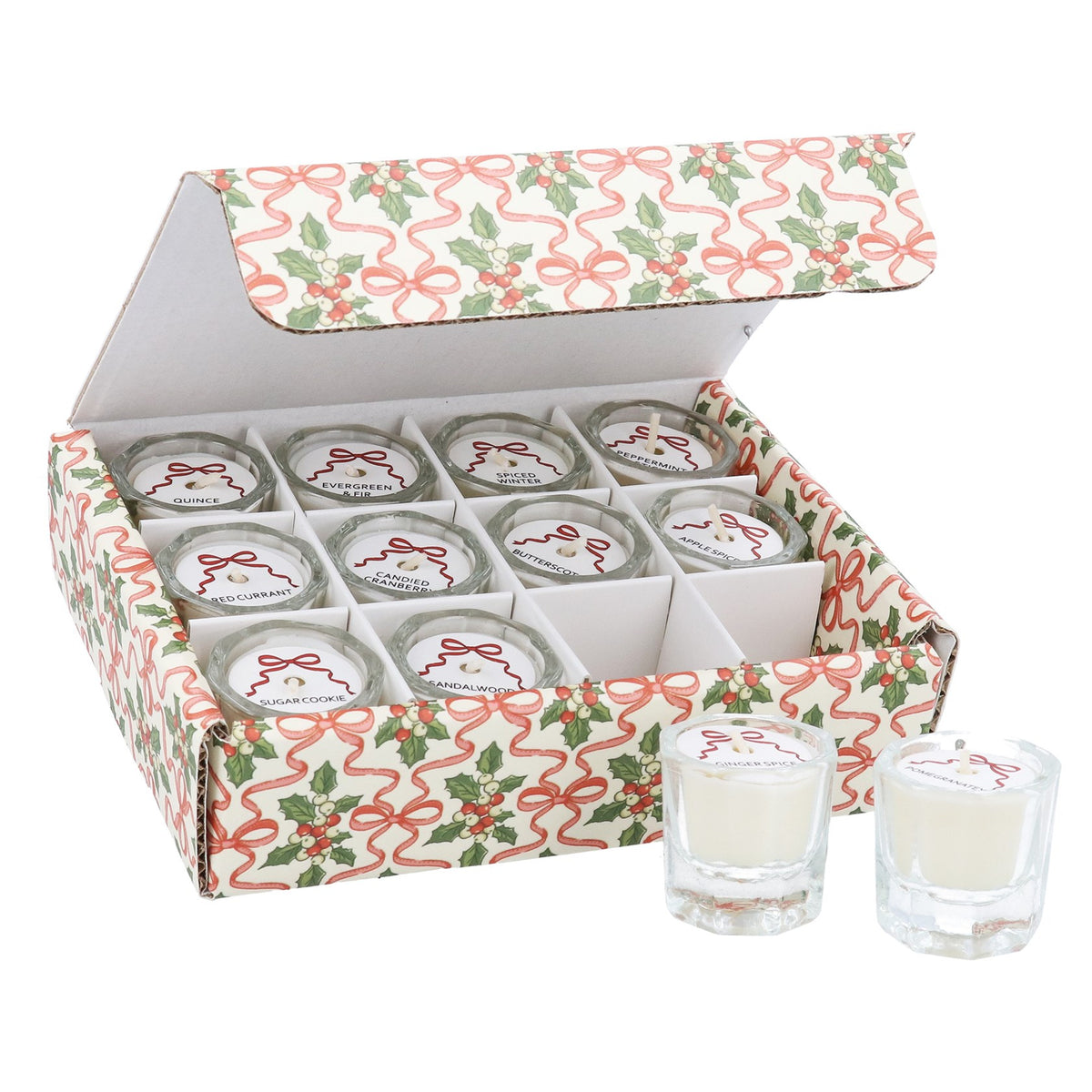 Gisela Graham Twelve Days of Christmas Scented Candles – Box of 12
