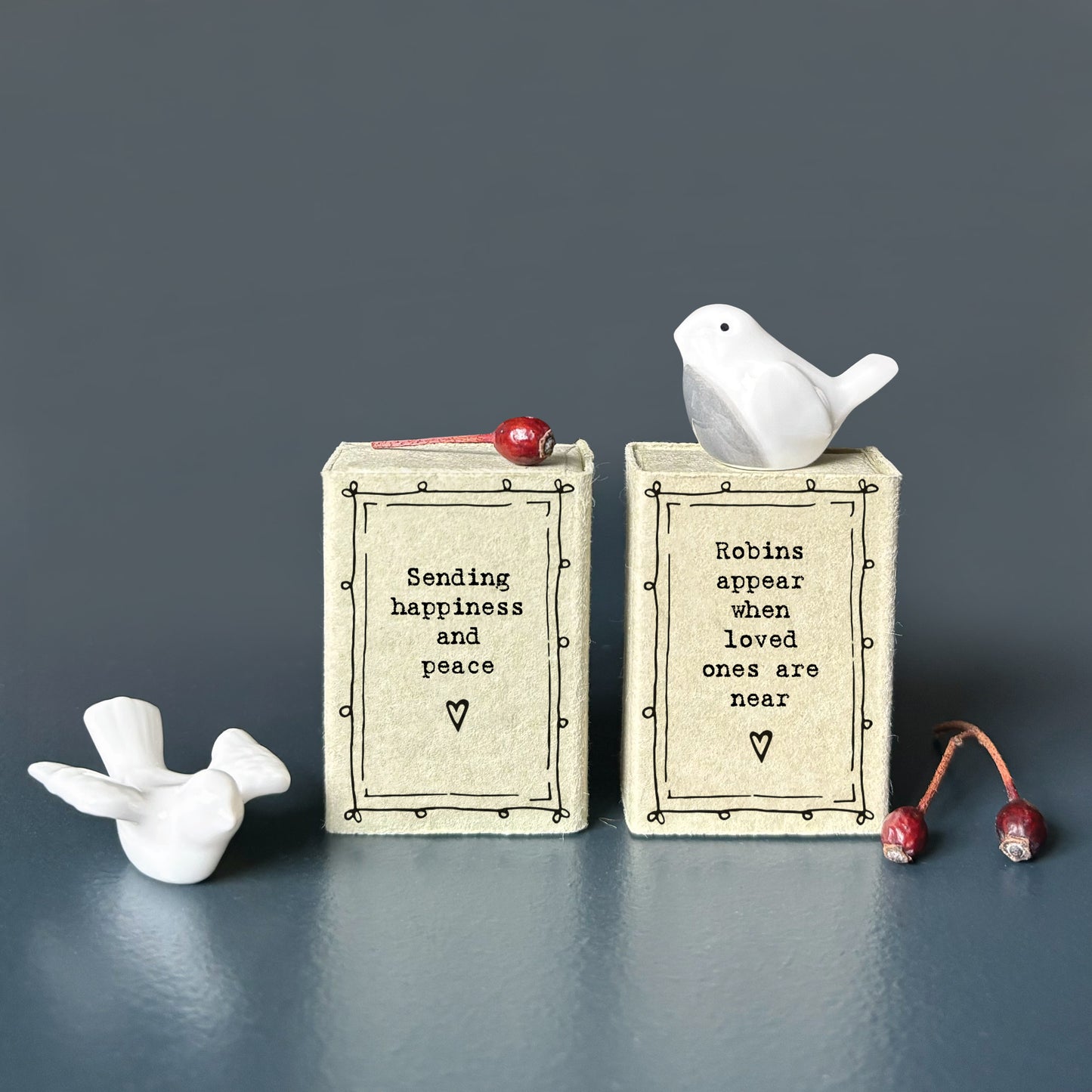 East of India Matchbox Gift - Dove