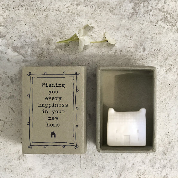 East of India Matchbox Gift - New Home