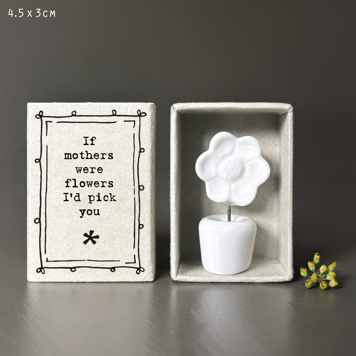 East of India Matchbox Gift - Mums
