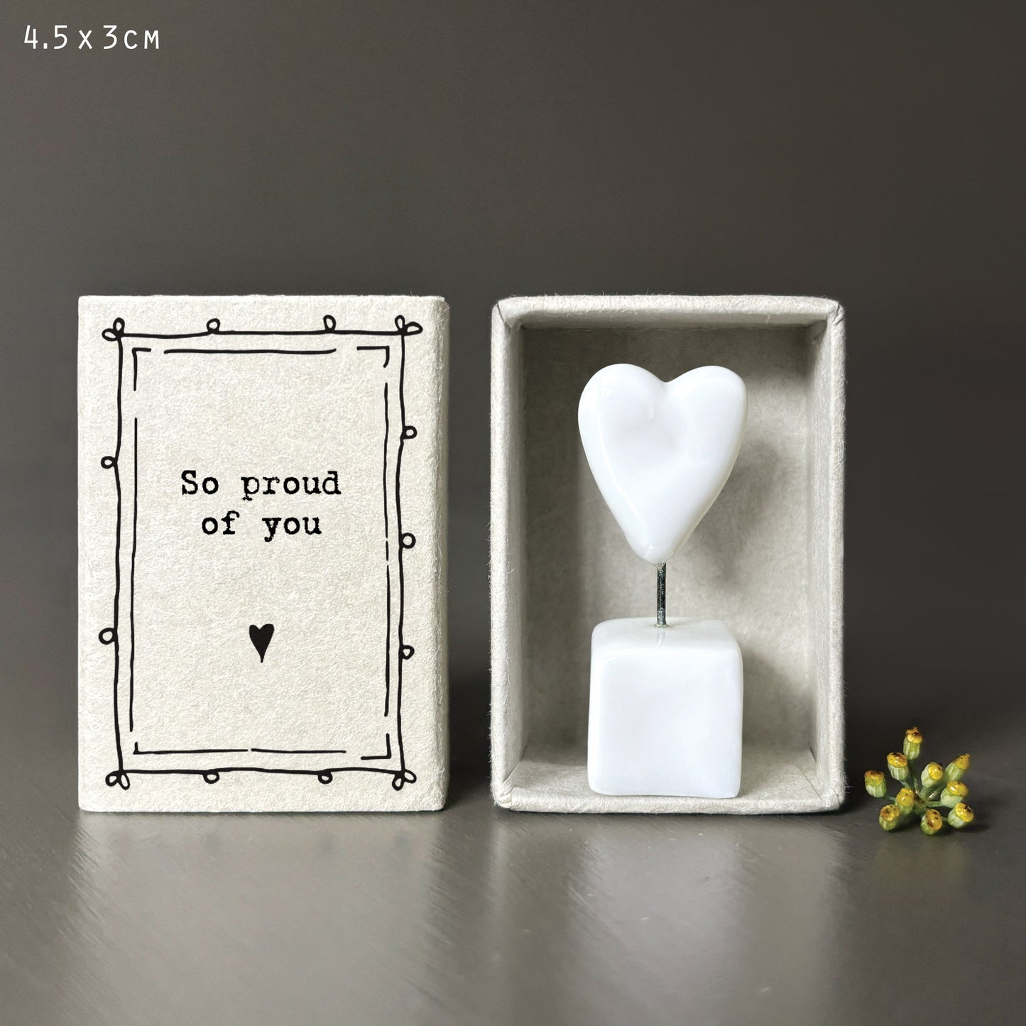 East of India Matchbox Gift - So Proud of You