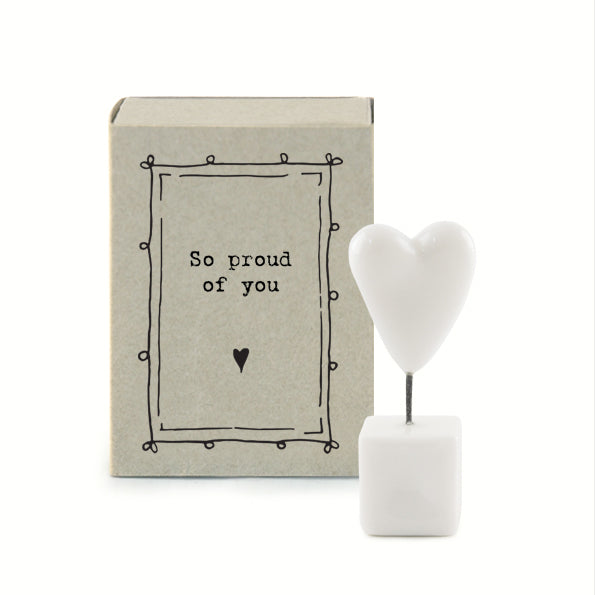 East of India Matchbox Gift - So Proud of You