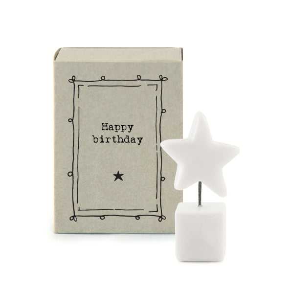 East of India Matchbox Gift - Happy Birthday