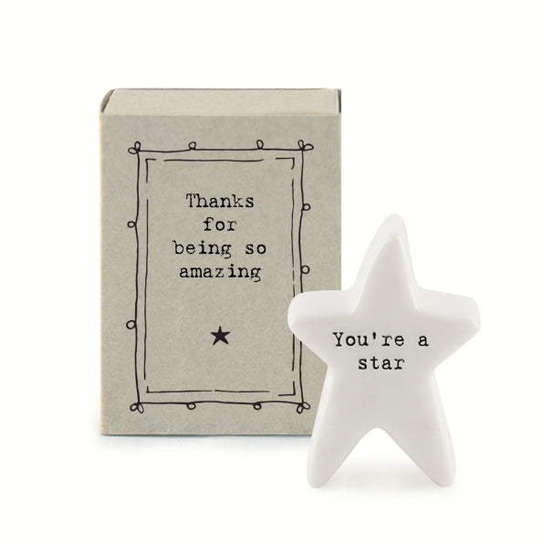 East of India Matchbox Gift - Thanks for Being Amazing