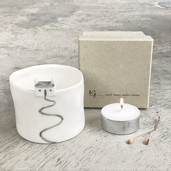 East of India Cliff House Candle Holder
