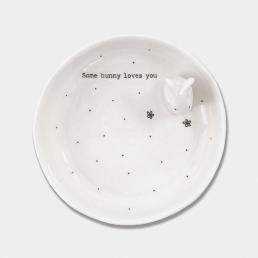 East of India Rabbit Jewellery Dish