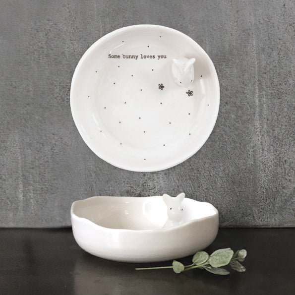 East of India Rabbit Jewellery Dish