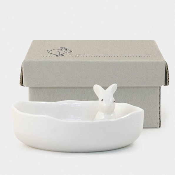 East of India Rabbit Jewellery Dish