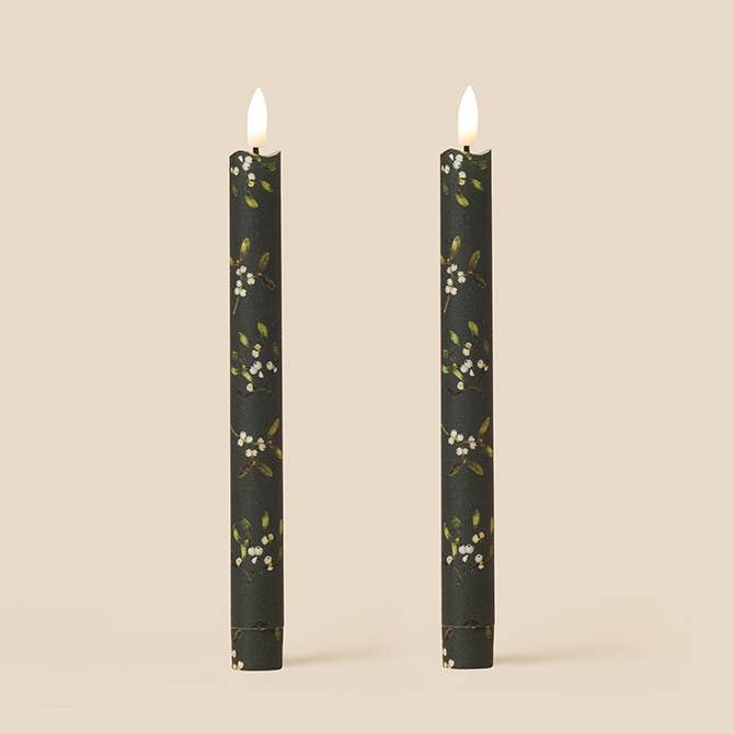 Mistletoe Flameless LED Wax Candles : Evergreen