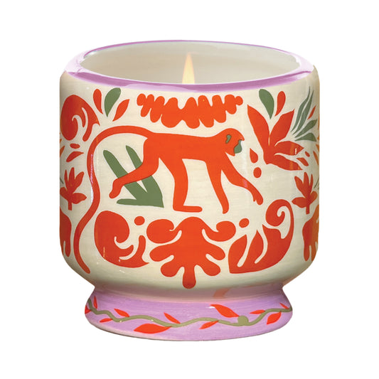 Jungle Ceramic Candle - Coconut and Amber