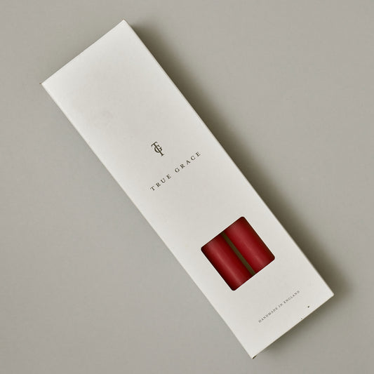 True Grace Single Dining Candle (Cerise)