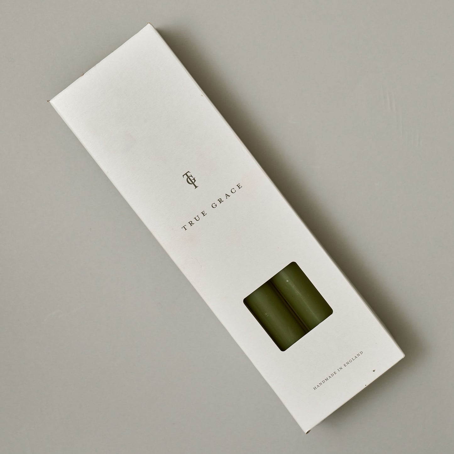 True Grace Single Dining Candle (Sage)