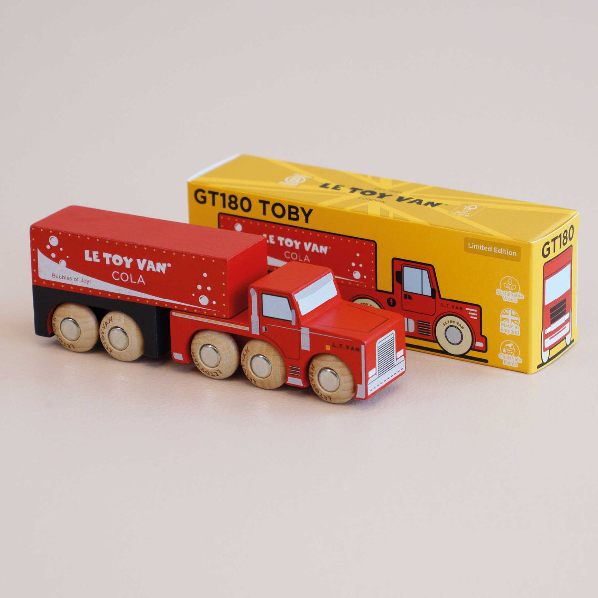 Le Toy Van Toby Wooden Toy Car – No.33 GT180