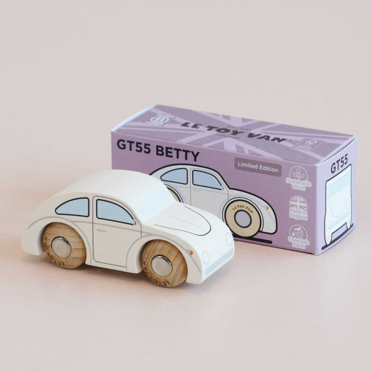 Le Toy Van Betty Wooden Toy Car – No. 9 GT55