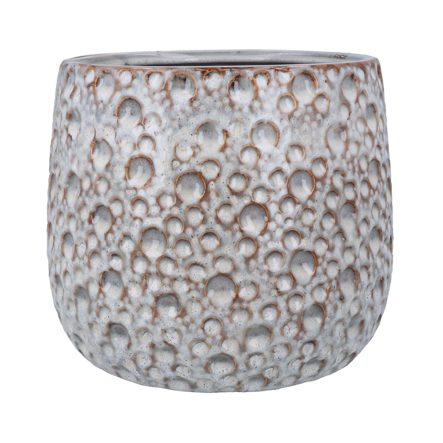 Reactive Glaze Moon Stoneware Pot Cover