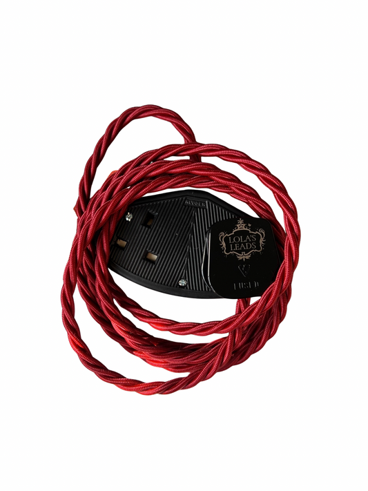 Lulu’s Leads Extension Leads - Garnet