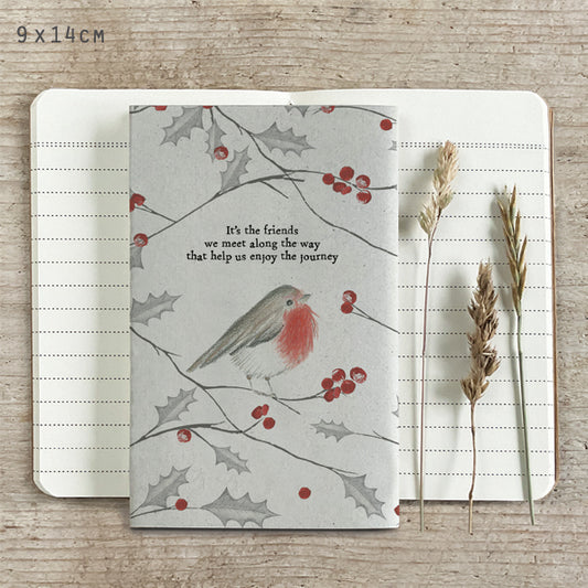 East of India Mini Robin Notebook