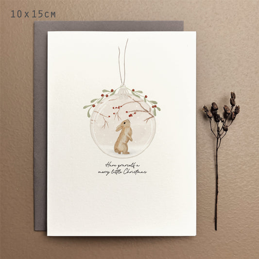 Bunny Christmas Card